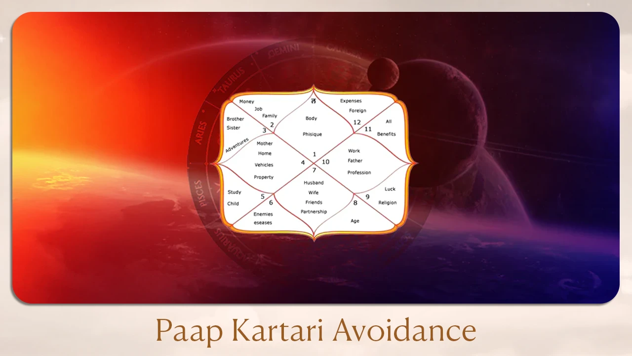 Paap kartari avoidance